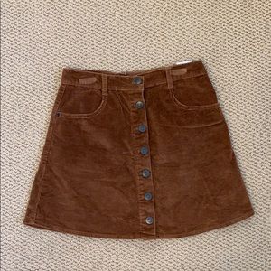 Brandy Melville | corduroy skirt| small